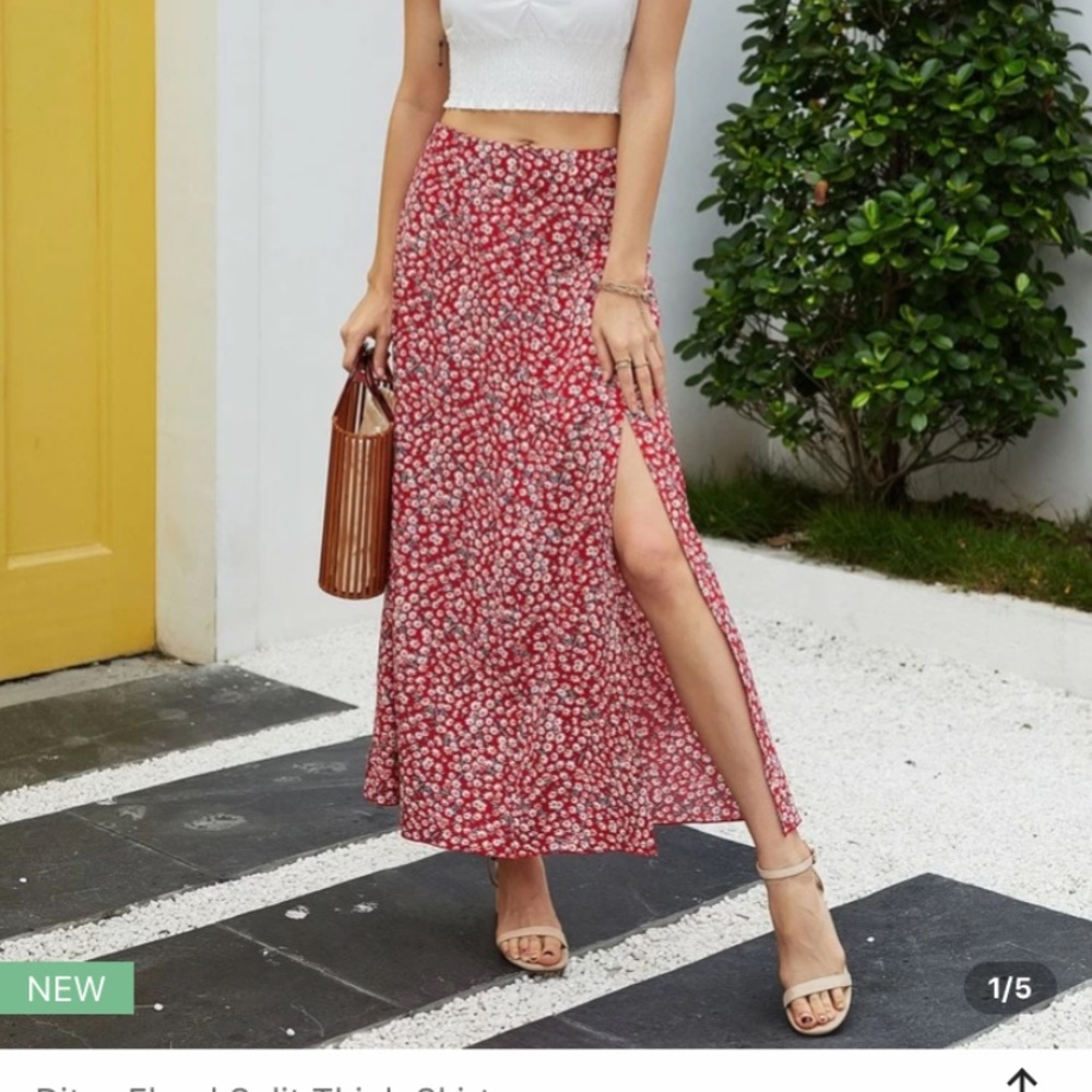 Floral skirt